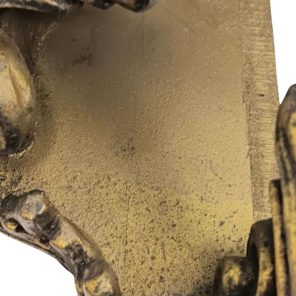 Vintage Wall Shelf Gold Ornate Italian Rococo Hollywood Regency Plastic 9x8x4.5 - Picture 15 of 16